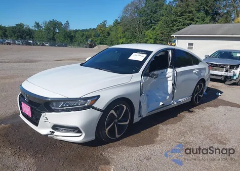 2019 Honda Accord Sport из США, поврежденный, VIN 1HGCV1F30KA169388